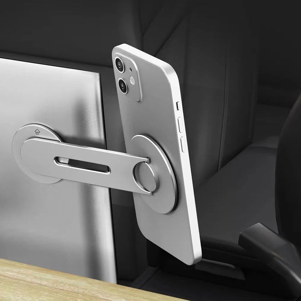 Support de téléphone magnétique pour iPhone 15 14 Pro Magsafe, support de téléphone portable magnétique compatible avec Tesla Model Y 3. 10% de Réduction