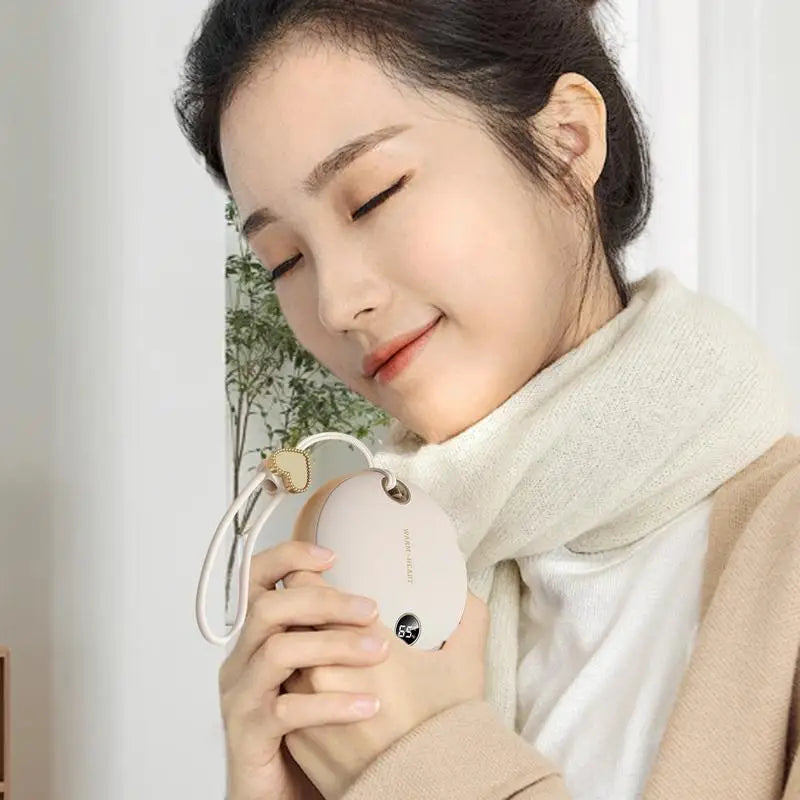 Tragbarer Handwärmer mit Ladegerät, Powerbank, Schnellheizfunktion, effektiver tragbarer Taschenwärmer, elektrische Handwärmer für