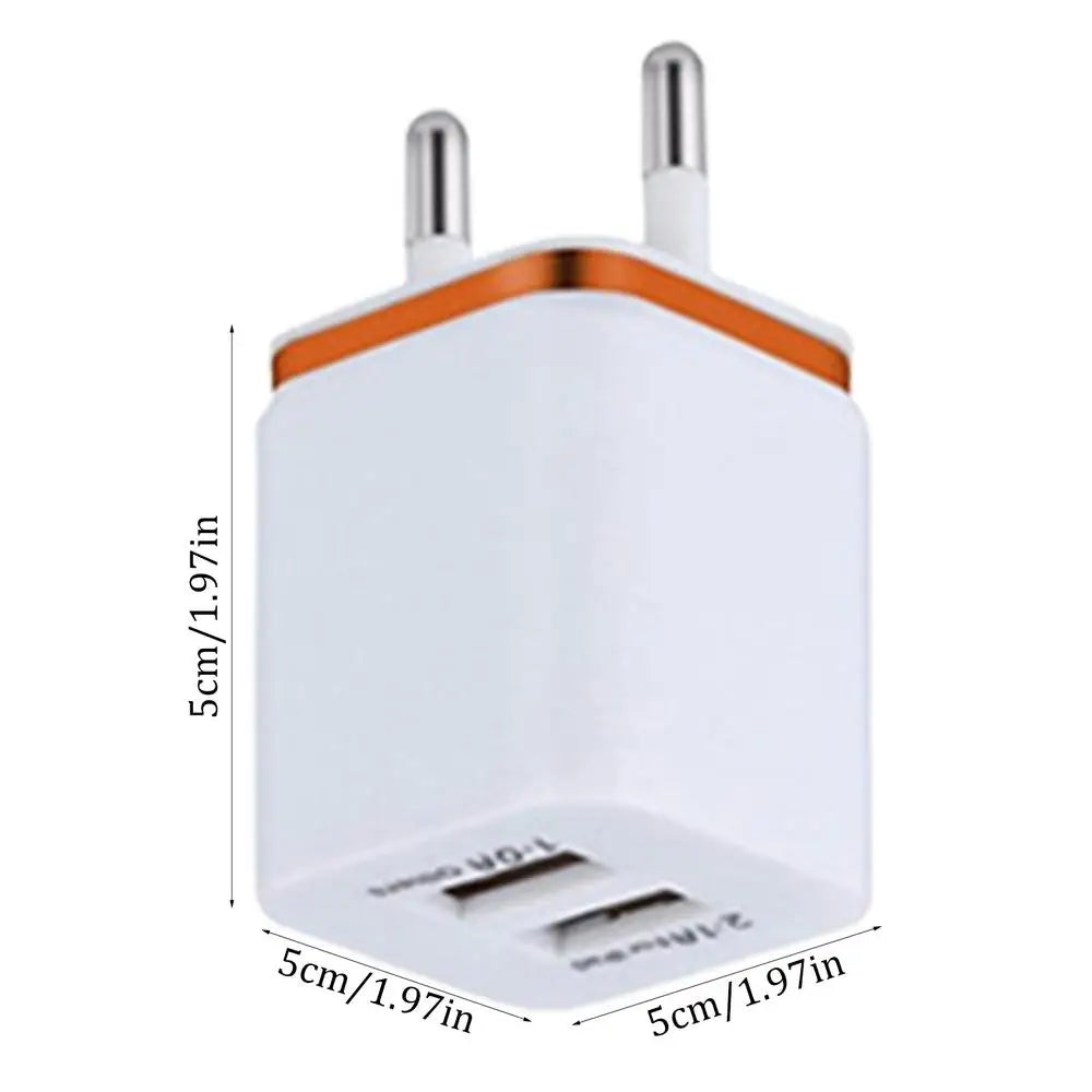 3A Dual-USB-Schnellladefunktion für Mobiltelefone mit intelligenter Ladefunktion, tragbares Netzteil für unterwegs