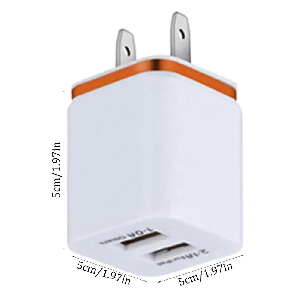 3A Dual-USB-Schnellladefunktion für Mobiltelefone mit intelligenter Ladefunktion, tragbares Netzteil für unterwegs