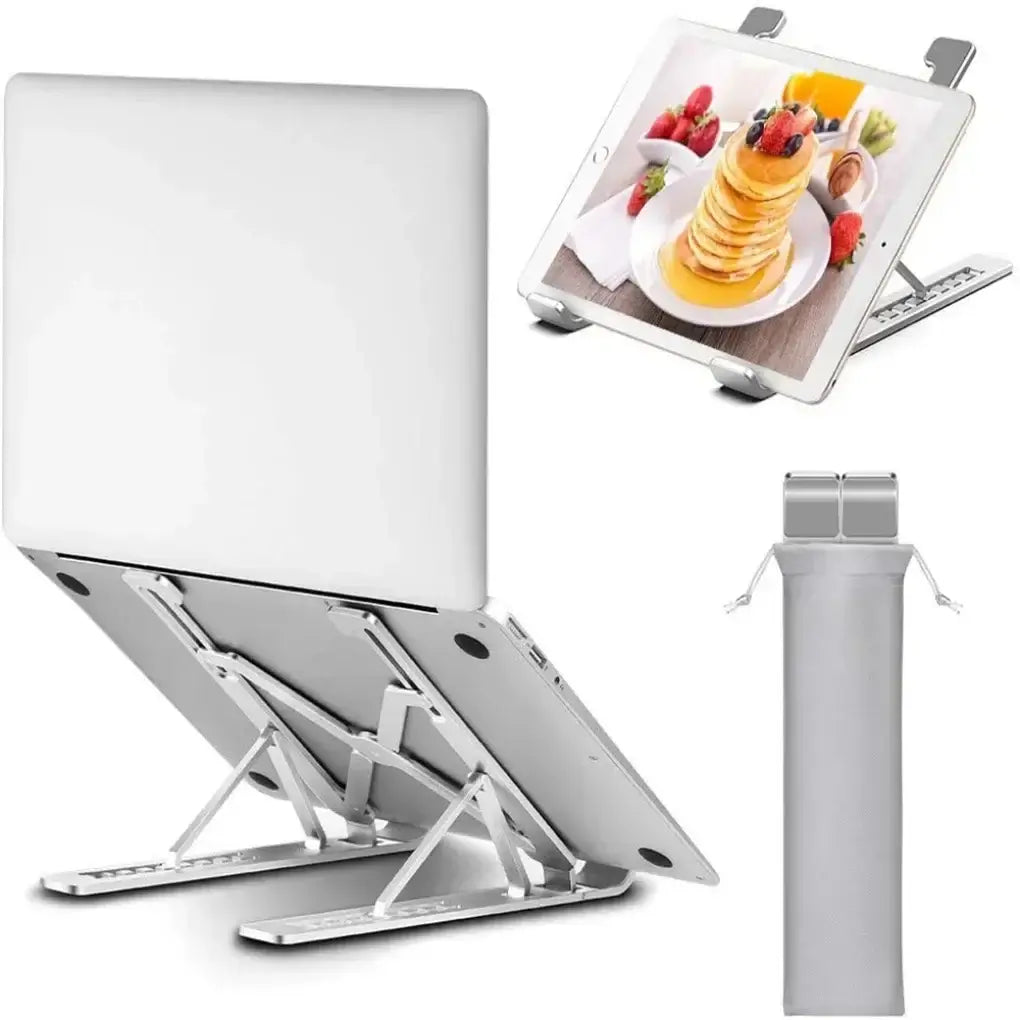 Support d'ordinateur portable ergonomique réglable dissipation de chaleur , compatible tablette
