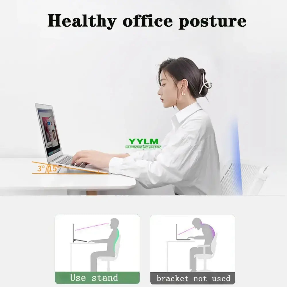 Support pour ordinateur portable, pieds mini amovibles , en aluminium pour MacBook, Huawei, Xiaomi