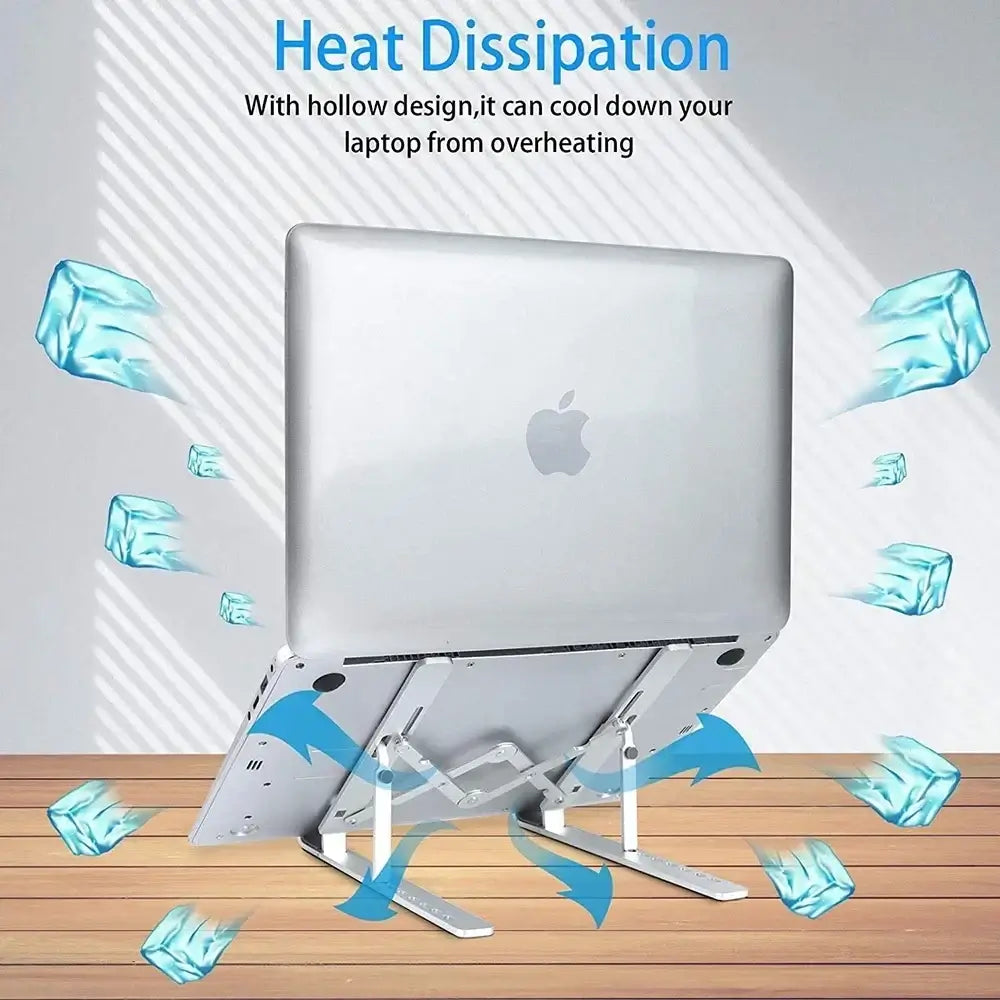 Support d'ordinateur portable ergonomique réglable dissipation de chaleur , compatible tablette